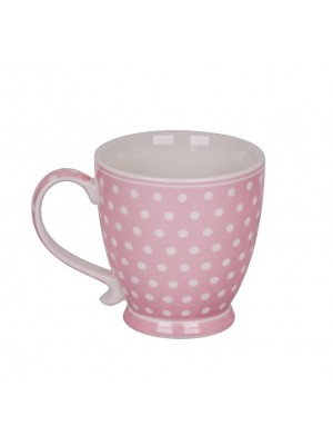 Кружка polka dot pink 430 ml